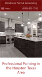 Mobile Screenshot of mendozas-painting-remodeling.com
