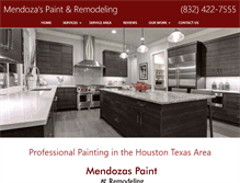 Tablet Screenshot of mendozas-painting-remodeling.com